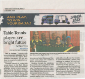 Sara Alidina at the EA Regional Junior Table Tennis Championships Sara Alidina at the EA Regional Junior Table Tennis Championships