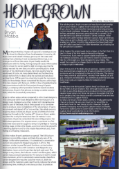 Bryan Matiba, class of 2013, is featured in Coastal Guide. Bryan Matiba, class of 2013, is featured in Coastal Guide.