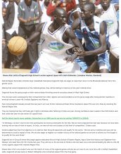 AKA Mombasa boys' basketball team is featured before the national basketball games. AKA Mombasa boys' basketball team is featured before the national basketball games.