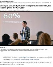 One Academy alumna and current DP1 student receive funding for their project. One Academy alumna and current DP1 student receive funding for their project.