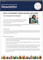 AKA Hyderabad Junior School newsletter August 2016 AKA Hyderabad Junior School newsletter August 2016