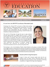 AKA Hyderabad MYP newsletter October 2016 AKA Hyderabad MYP newsletter October 2016