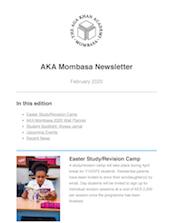 Aga Khan Academy Mombasa Newsletter February 2020 Aga Khan Academy Mombasa Newsletter February 2020
