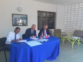 Signing of the MOU by the three parties