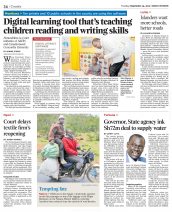 The Daily Nation features a technological initiative led by AKA Mombasa's Professional Development Centre. The Daily Nation features a technological initiative led by AKA Mombasa's Professional Development Centre.