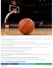 Boys' and girls' basketball teams are featured. Boys' and girls' basketball teams are featured.