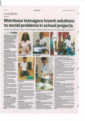 AKA Mombasa's personal project exhibition is featured in The Star. AKA Mombasa's personal project exhibition is featured in The Star.