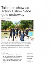 AKA Mombasa's boys' basketball team is featured in the Daily Nation. AKA Mombasa's boys' basketball team is featured in the Daily Nation.