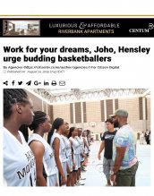AKA Mombasa's girls' and boys' basketball teams are featured in the Citizen. AKA Mombasa's girls' and boys' basketball teams are featured in the Citizen.