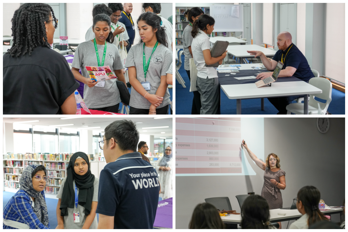 AKA Dhaka Students Attending University Fairs and Masterclasses