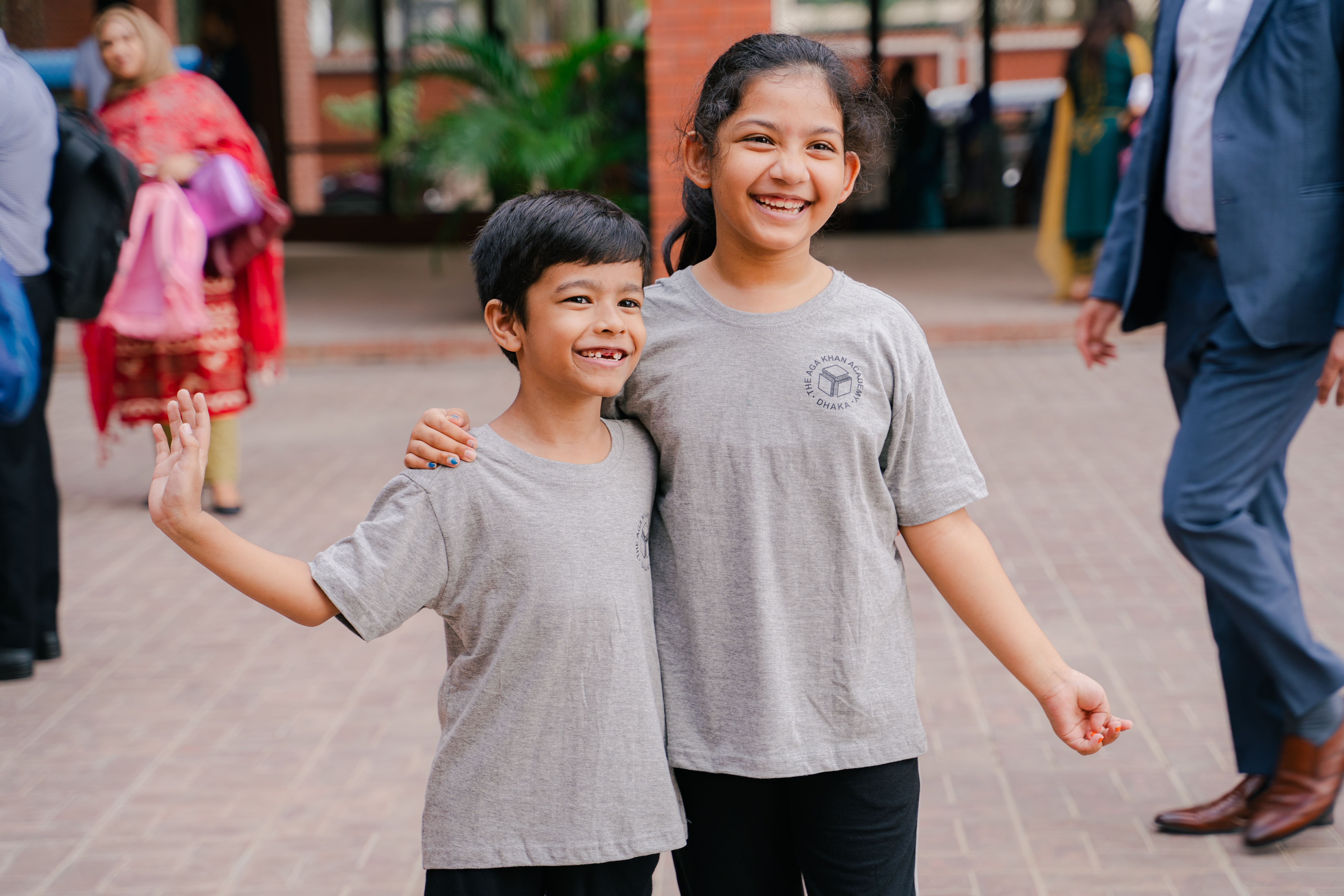 Students across the Academy were eager to enter their state-of-the-art classrooms and meet their teachers and new friends.