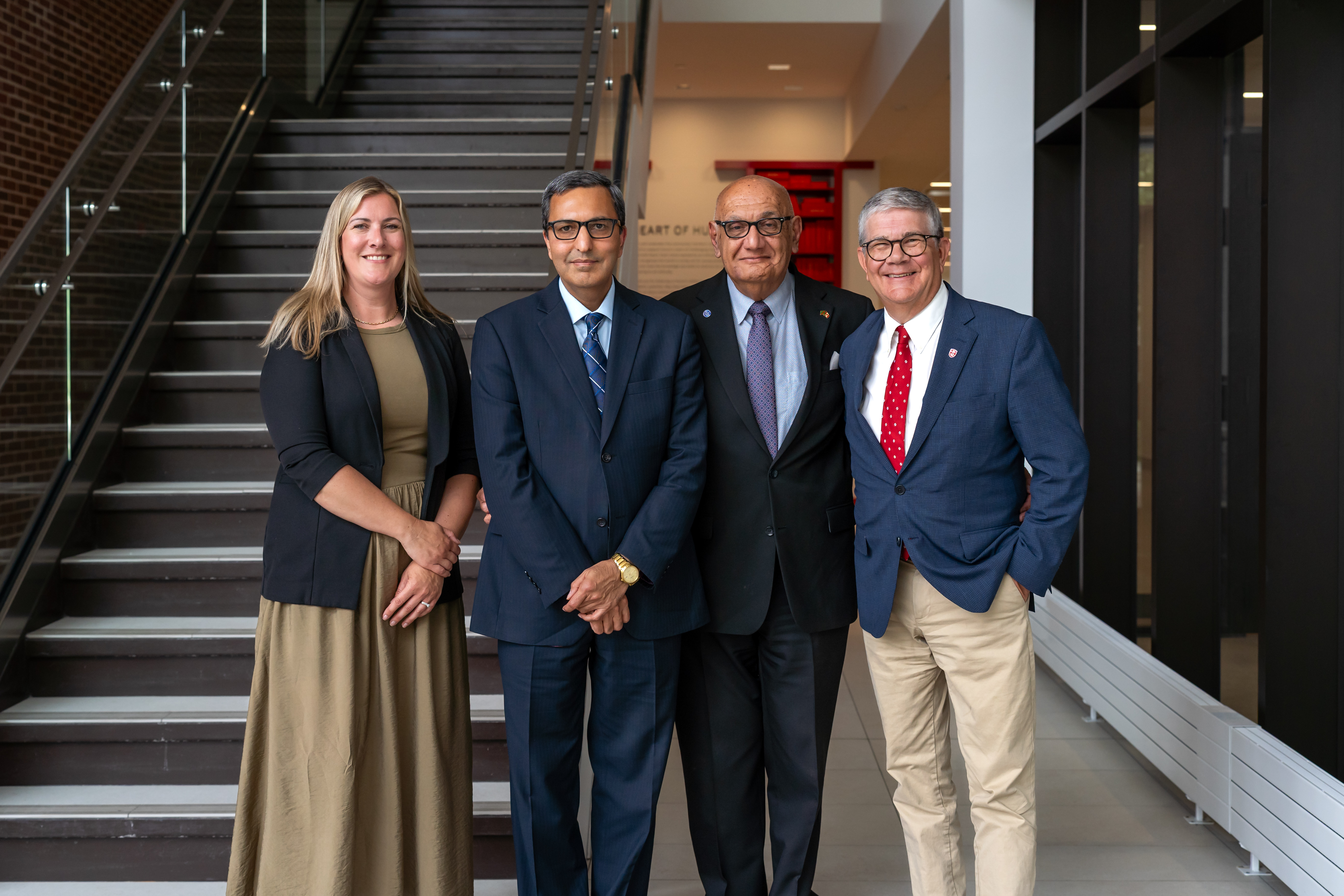 Aga Khan Schools leadership team with members of Huron University