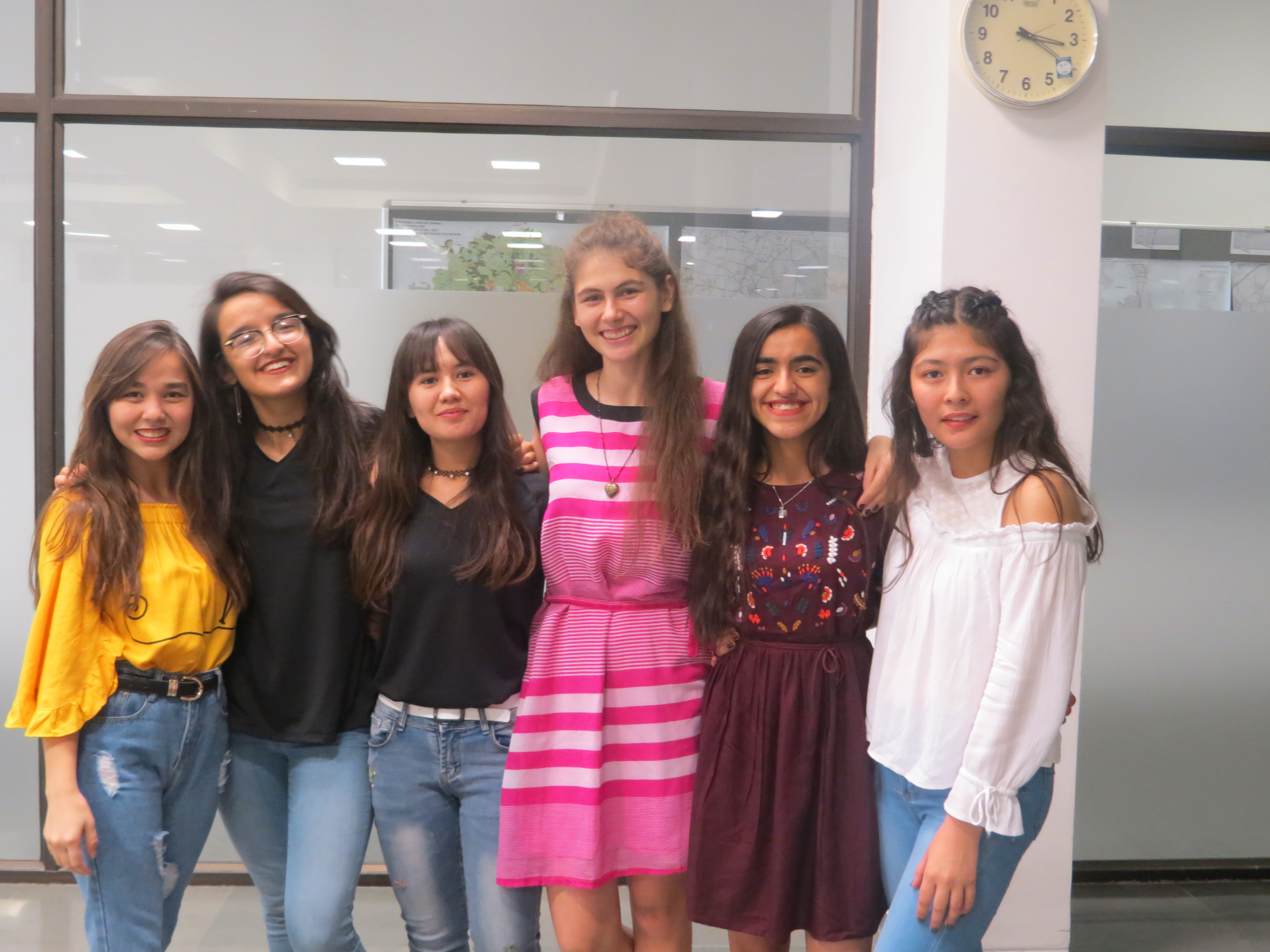 Diana Nazari and her friends at AKA Hyderabad