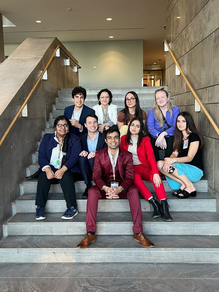 Jemin Patel and his university pride alliance members