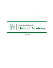 April 2026 Weekly Newsletters