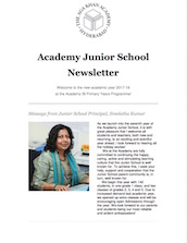 AKA Hyderabad Junior School Newsletter Aug 2017