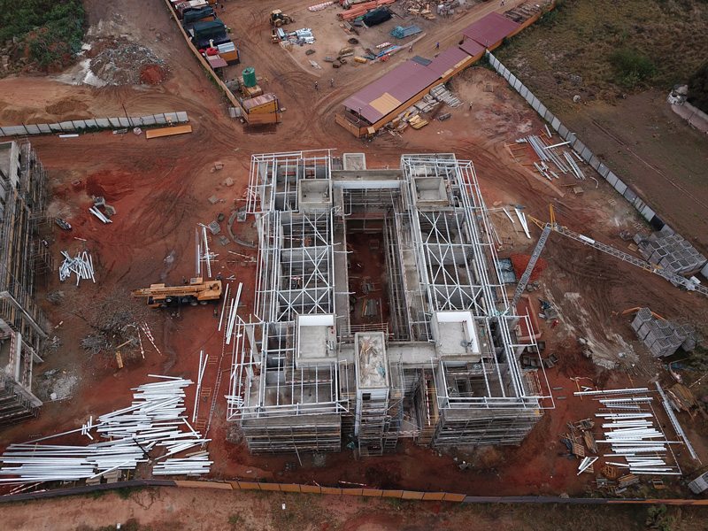 AKA Maputo construction August 2018