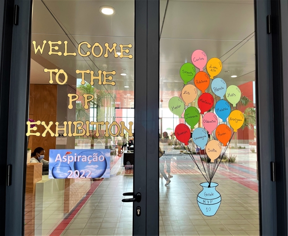 MYP PP Exhibition entrance 2022