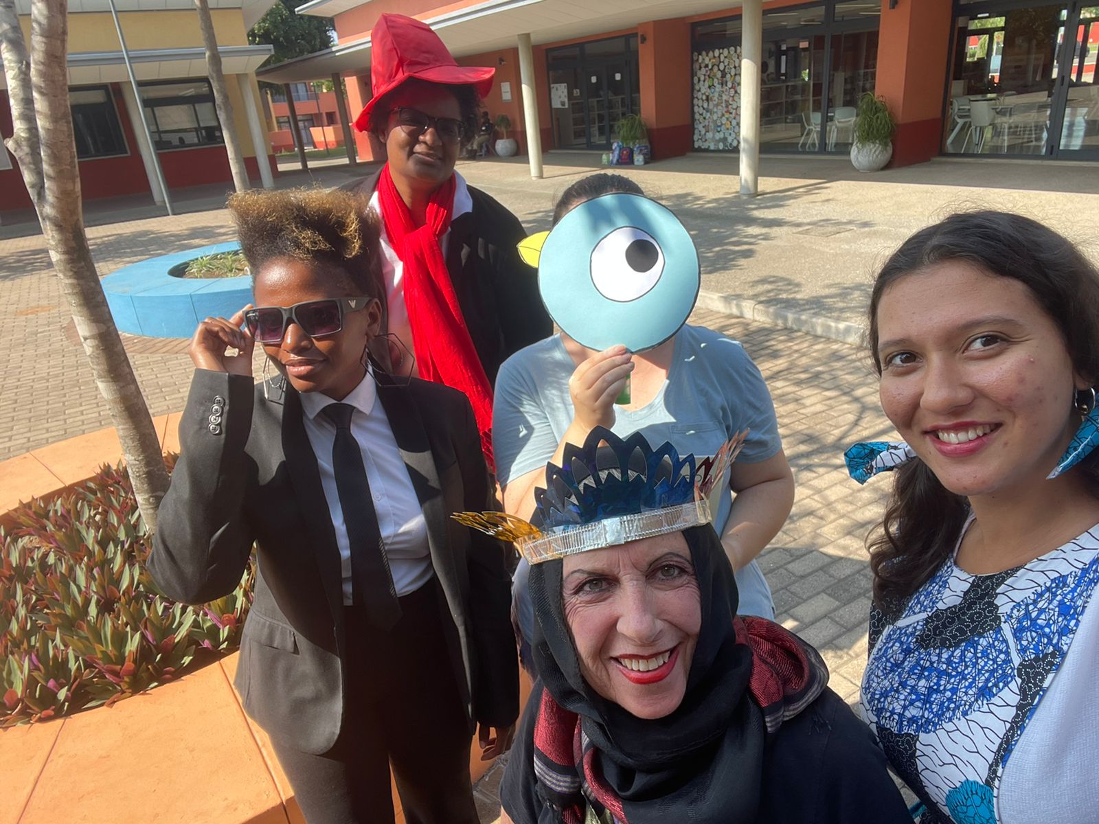AKA Maputo staff dressing up for Book Character Day 2022