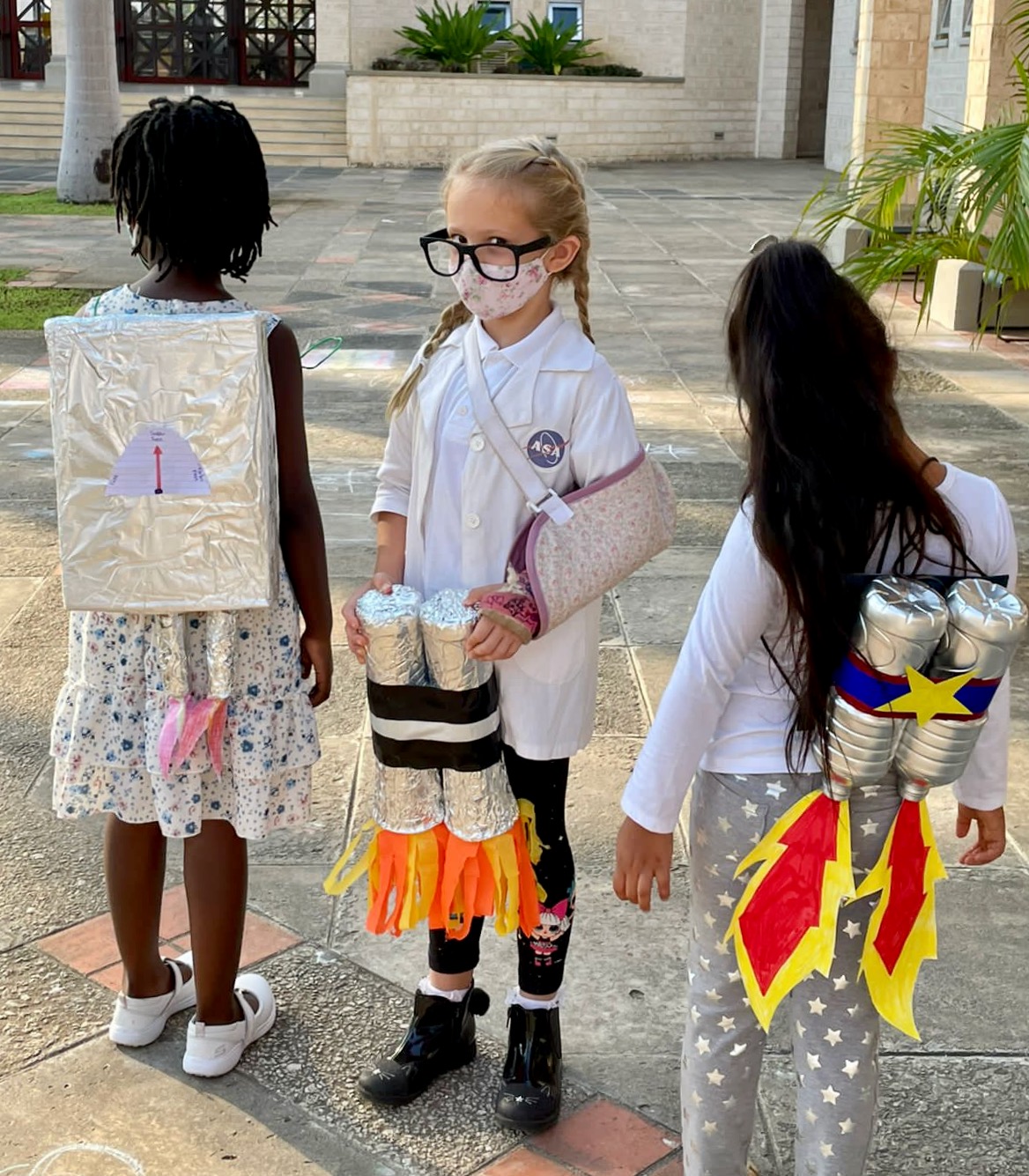 JS students dressing up for Space Day