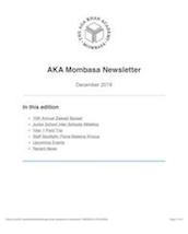 Aga Khan Academy Mombasa Newsletter December 2019