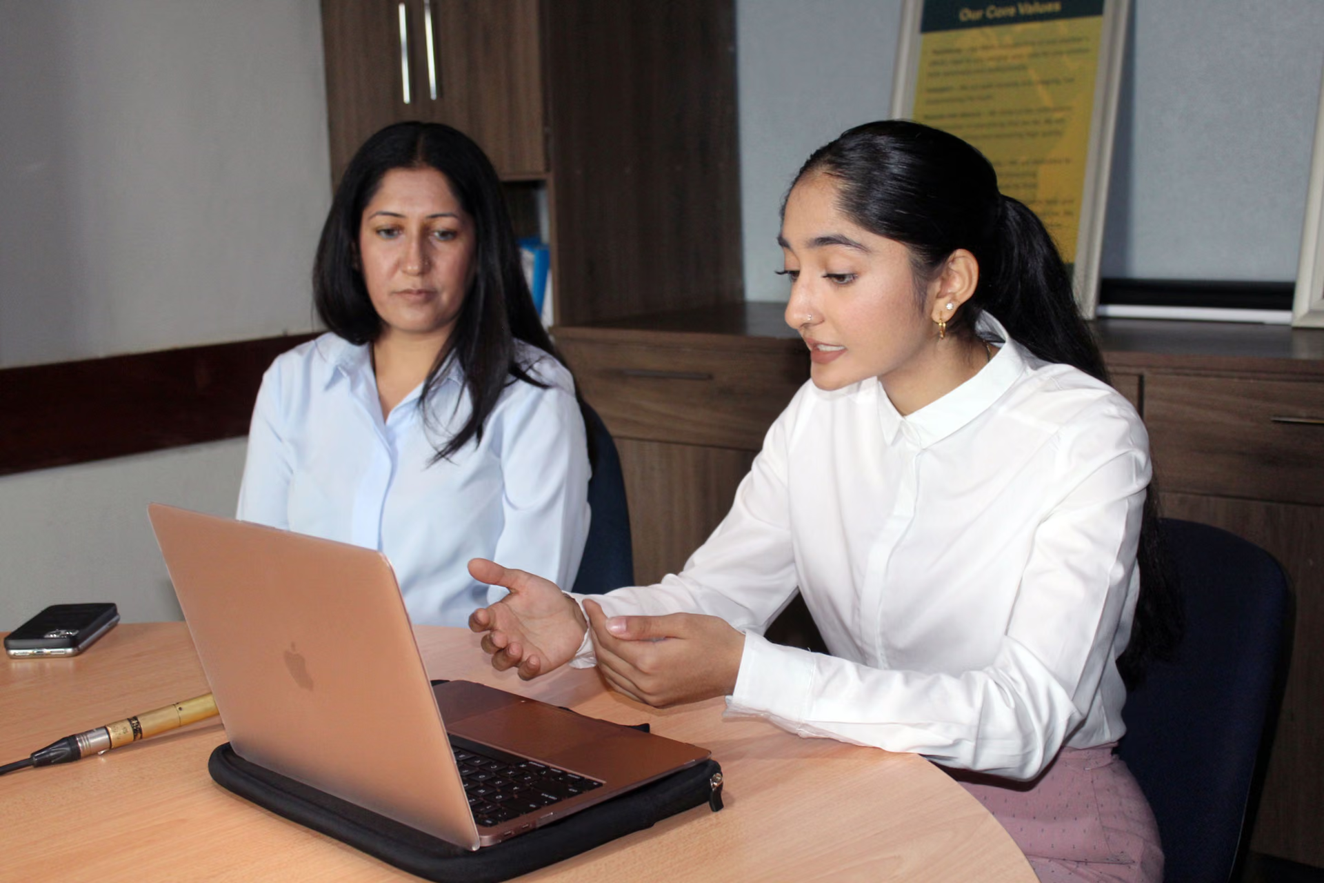 Khushbu Kotak and her mother.