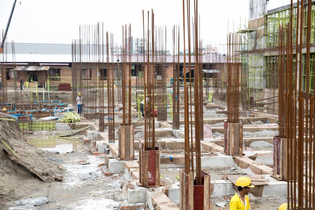 Aga Khan Academy Dhaka construction October 2018