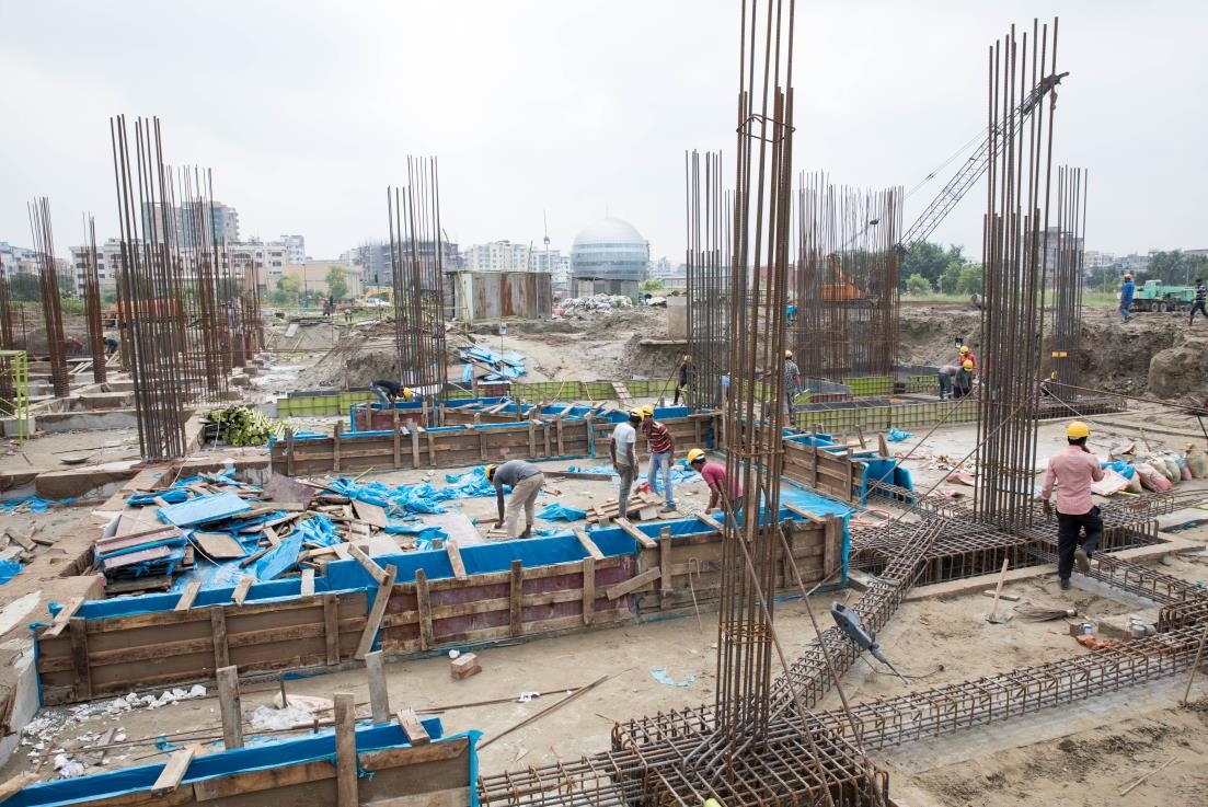 Aga Khan Academy Dhaka construction October 2018