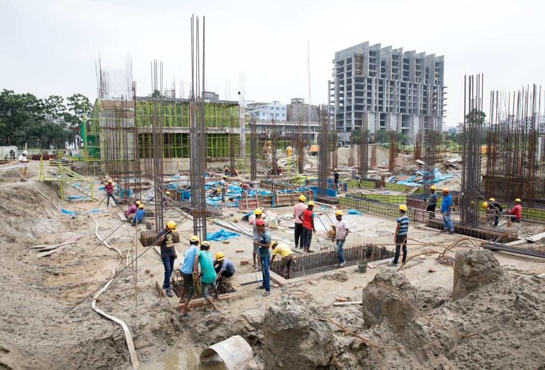 Aga Khan Academy Dhaka construction October 2018