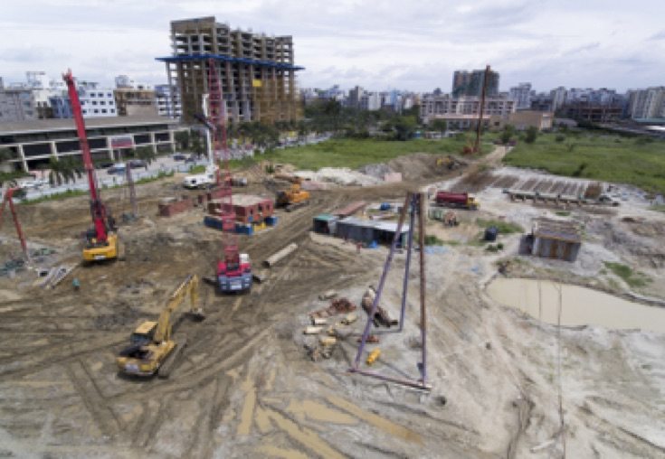 AKA Dhaka construction June 2018