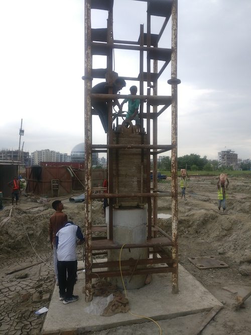 Aga Khan Academy Dhaka construction August 2018