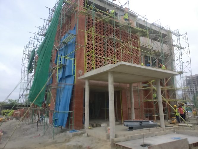 Aga Khan Academy Dhaka construction August 2018