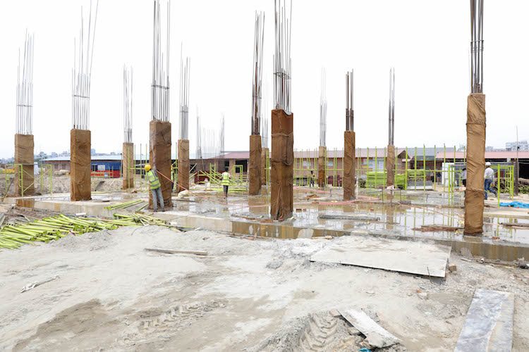 Aga Khan Academy Dhaka construction September 2018