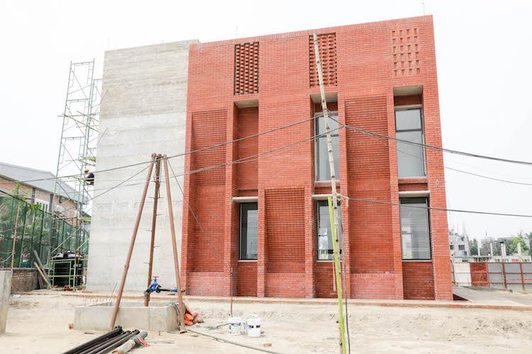 Aga Khan Academy Dhaka construction September 2018