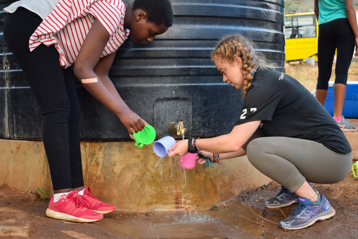 Academy Fellow overseeing a service project