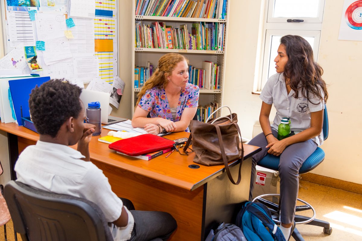 Academy Fellow working with Diploma students