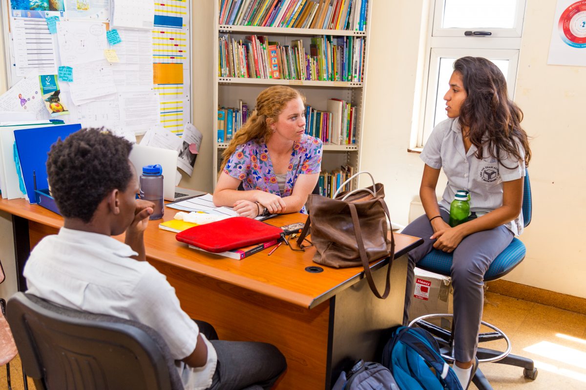 Academy Fellow working with Diploma students