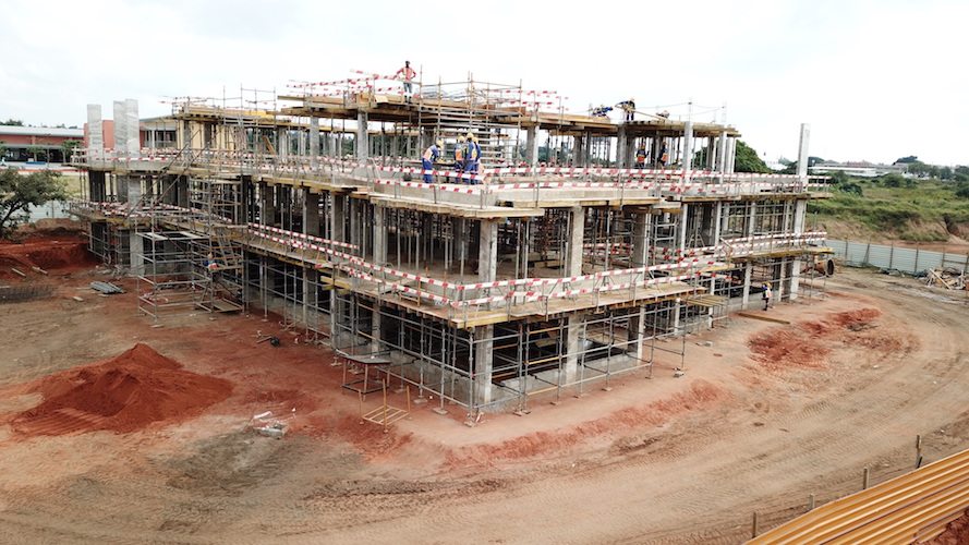 AKA Maputo construction May 2018