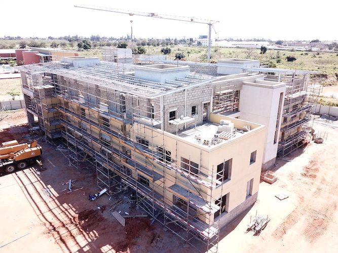 AKA Maputo construction September 2018