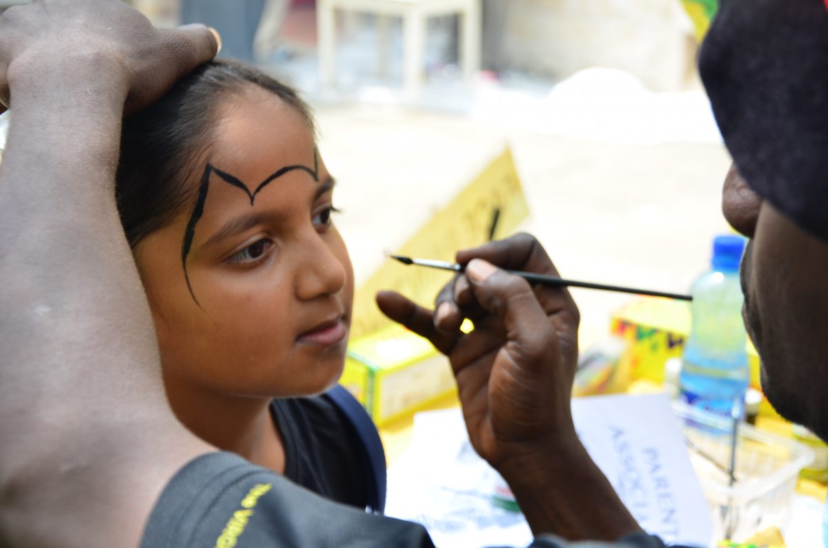 Face-painting