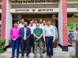 AKA Dhaka PDC and government officials visiting KIX schools