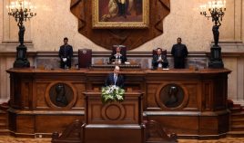 The Aga Khan addresses the Portuguese Parliament