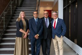 Aga Khan Schools leadership team with members of Huron University