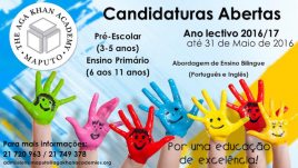 Candidaturas abertas