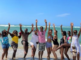 AKA Maputo staff picnic at beach