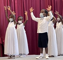 Junior School students performing