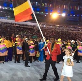 Joshua Tibatemwa Olympics flag bearer