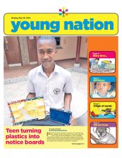 Omar Mwakuluzo, year 10, is featured in the Daily Nation.