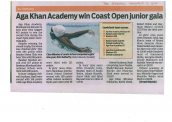 Aga Khan Academy Mombasa wins overall title at Coast Open junior swimming gala