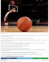 Boys' and girls' basketball teams are featured. 